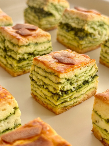 Pistachio Thousand Layer Scones