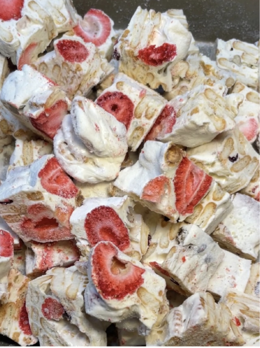 Strawberry Snowflake Crisp