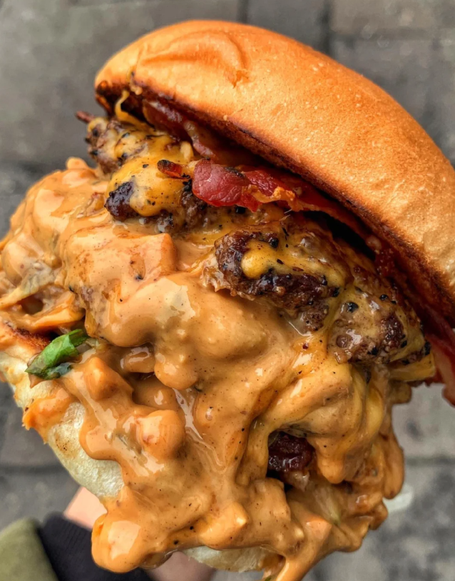 Bacon Peanut Butter Burger
