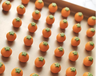 Persimmon Auspiciousness Cookies