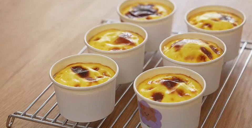 Roast Milk with Taro Paste