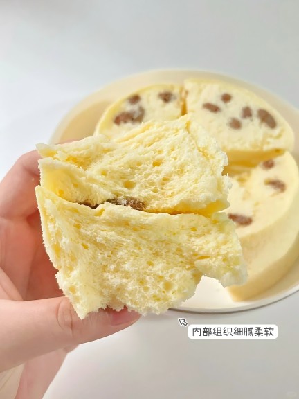 Raisin Steamed Cake