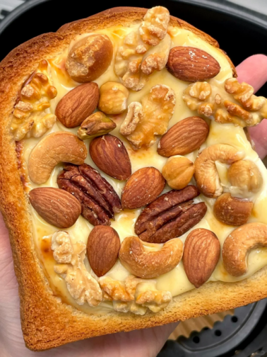 Nut and Cheese Toast